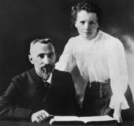 Pierre Curie e Marie Sklodowska Curie